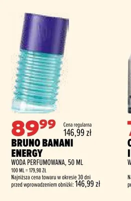 Woda perfumowana Bruno Banani Energy promocja w Drogerie Natura