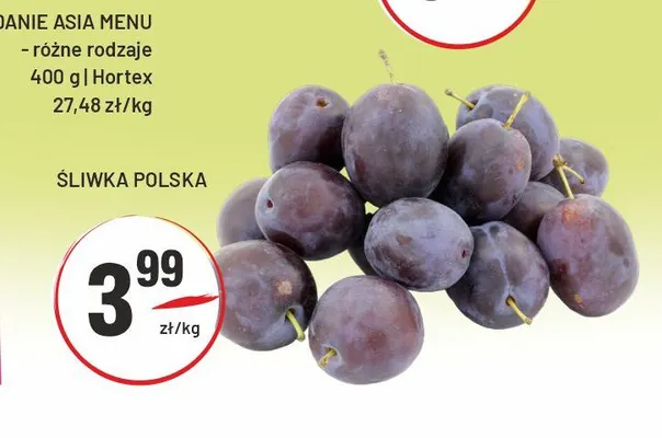 Śliwki polskie promocja w Sedal