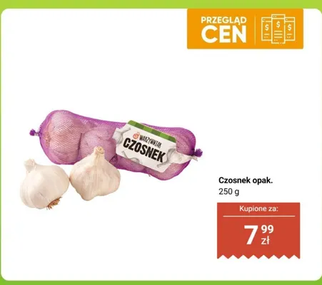 Czosnek opakowanie promocja w Biedronka