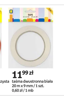 Taśma dwustronna biała promocja w Empik
