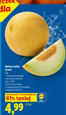 Melon Galia luzem Ryneczek Lidla promocja w Lidl