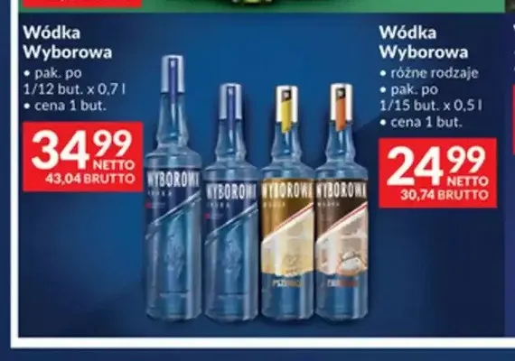 Wódka Wyborowa 0,7 l promocja w Makro