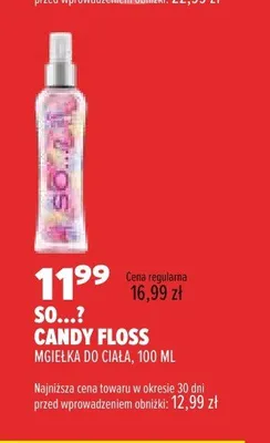 Mgiełka do ciała So...? Candy Floss promocja w Drogerie Natura