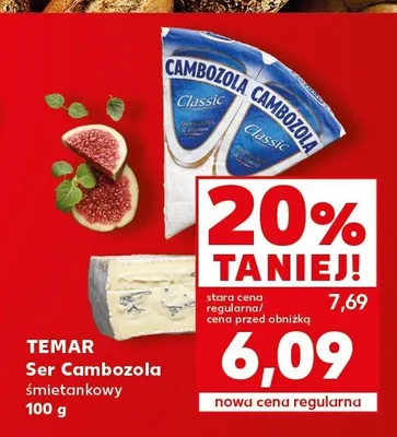 Ser Cambozola śmietankowy Temar promocja w Kaufland