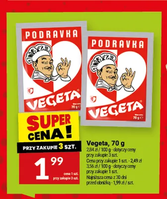 Przyprawa Vegeta Podravka promocja w Twój Market