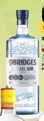 Gin 9 Bridges Herbal 38% promocja w Netto