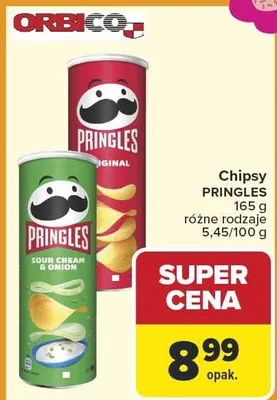 Chipsy różne rodzaje promocja w Carrefour