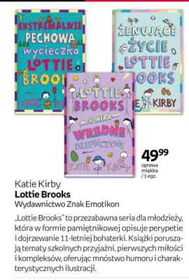 Książka Ekstremalnie pechowa wycieczka Lottie Brooks promocja w Empik