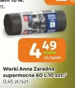 Worki Anna Zaradna supermocne 60l promocja w Gama