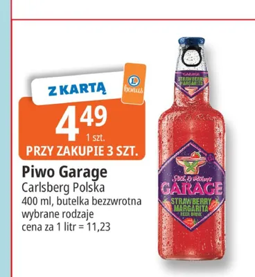 Piwo Garage promocja w Leclerc
