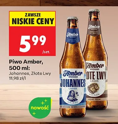 Piwo Złote Lwy promocja w Biedronka