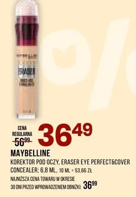 Korektor pod oczy Eraser Eye Fit Perfectcover Concealer promocja w Drogerie Natura