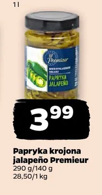 Papryka krojona jalapeño Premieur promocja w Netto