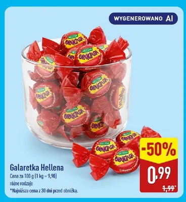 Galaretka Hellena promocja w Aldi