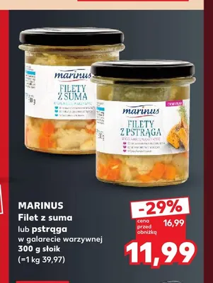 Filet z suma w galarecie warzywnej Marinus promocja w Kaufland