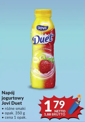Napój jogurtowy Jovi Duet promocja w Makro