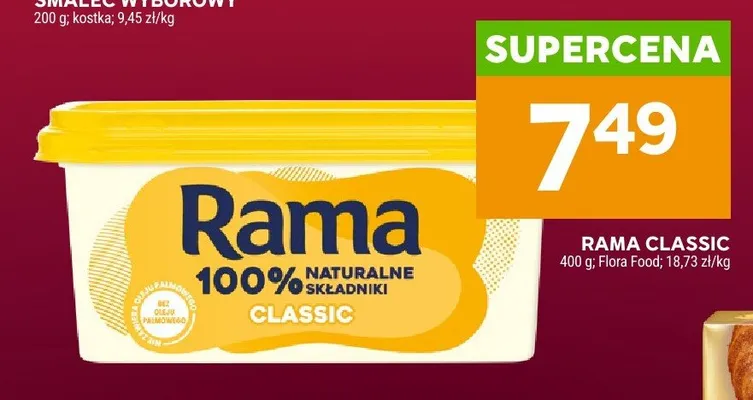 Margaryna Rama Classic promocja w Stokrotka