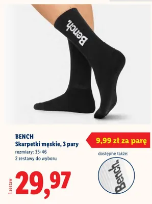 Skarpetki męskie, 3 pary promocja w Lidl