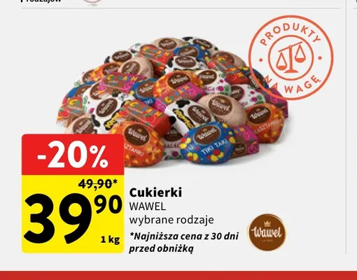 Cukierki Wawel promocja w Intermarche