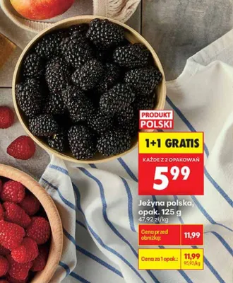 Jeżyna polska promocja w Biedronka