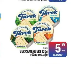 Ser camembert Turek promocja w Tomi Markt