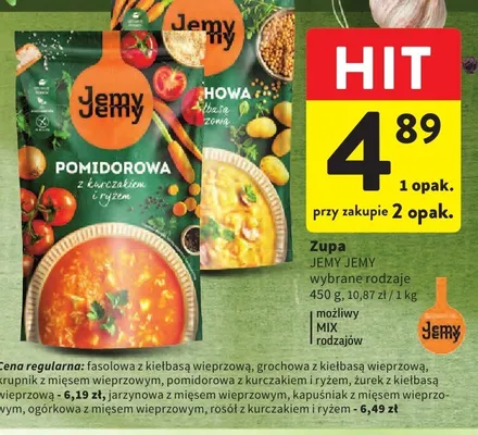 Rosół z kurczakiem i ryżem Jemy Jemy promocja w Intermarche