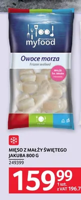 Mięso z małży Świętego Jakuba Myfood promocja w Selgros