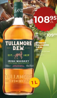 Whiskey Tullamore D.E.W. irlandzka blended promocja w Duży Ben