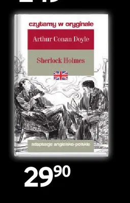 Książka Sherlock Holmes Arthur Conan Doyle promocja w Empik