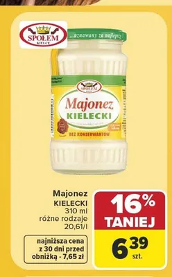 Majonez Kielecki promocja w Carrefour