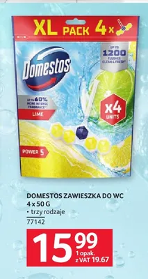 Zawieszka do WC Domestos 4-pak promocja w Selgros