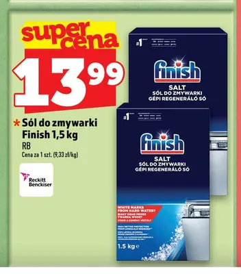 Sól do zmywarki Finish promocja w TOPAZ