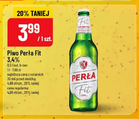Piwo Perła Fit 3,4% promocja w POLOmarket