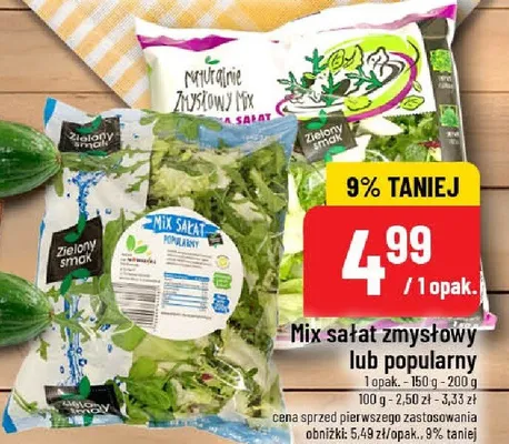 Mix sałat zmysłowy  promocja w POLOmarket