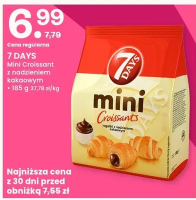 Mini croissant z nadzieniem kakaowym promocja w Frisco