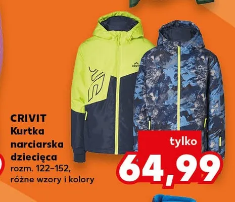 Kurtka narciarska dziecięca Crivit promocja w Kaufland