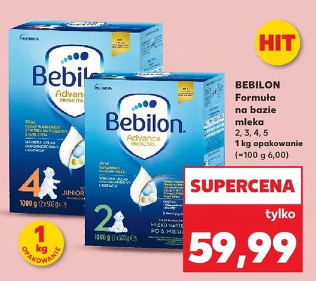 Formuła na bazie mleka 2, 3, 4, 5 promocja w Kaufland