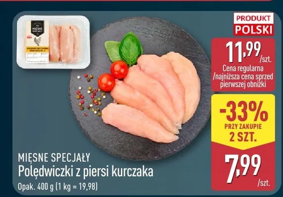 Filet z piersi kurczaka promocja w Aldi