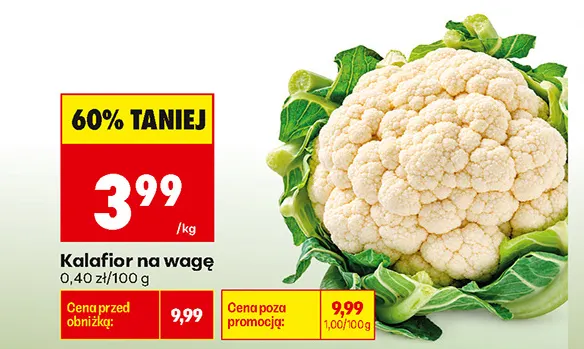 Kalafior promocja w Biedronka