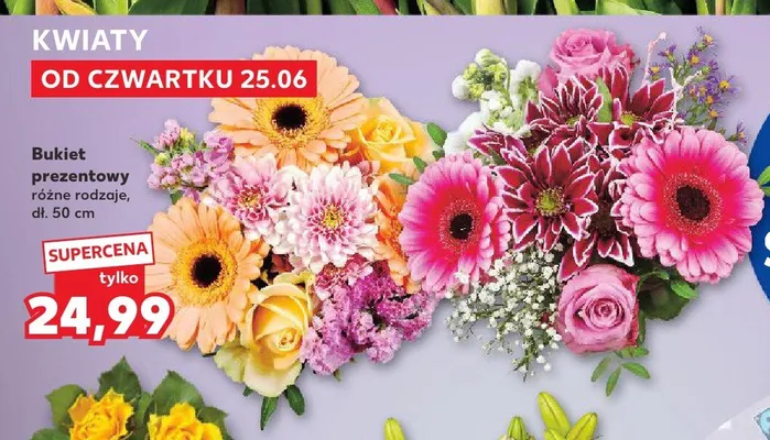 Bukiet prezentowy promocja w Kaufland