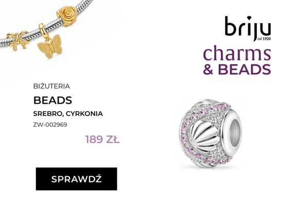 Biżuteria Beads Briju srebro cyrkonia ZW-002969 promocja w Briju