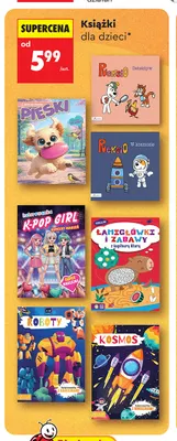 Kolorowanka Kosmos z naklejkami promocja w Biedronka