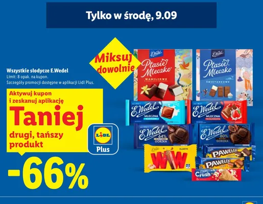 Baton Pawełek toffi E.Wedel promocja w Lidl