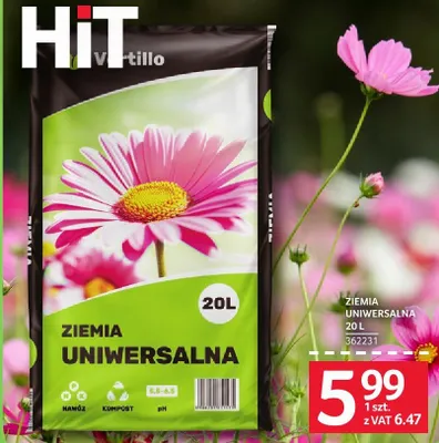 Ziemia uniwersalna Vertillo 20l 362231 promocja w Selgros