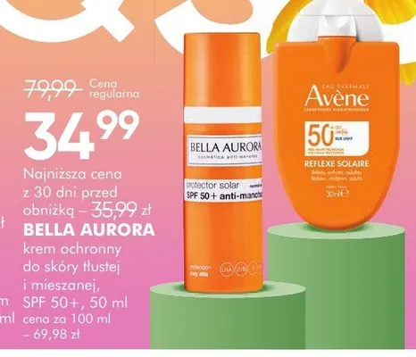 Krem ochronny Bella Aurora promocja w Super-Pharm