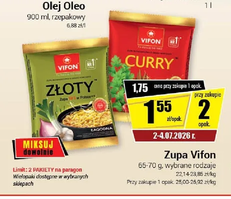 Zupa błyskawiczna Vifon Curry promocja w Premium Nasz Sklep