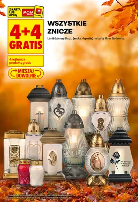 Znicze promocja w Biedronka