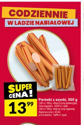 Parówki z szynki Białecki Kuchnia promocja w Twój Market