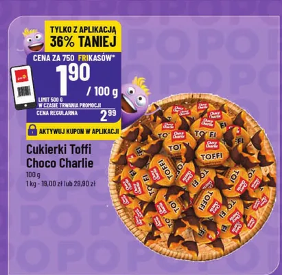 Cukierki Toffi Choco Charlie promocja w POLOmarket