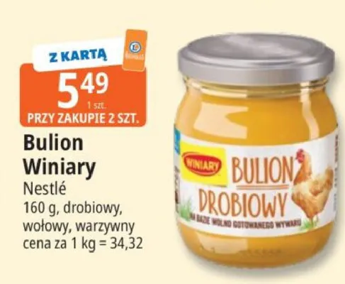Bulion drobiowy Winiary Nestlé promocja w Leclerc